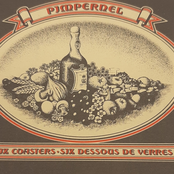 Vintage Country Life by Pimpernel 6 Coasters 863 Indoor Gardens Original Box - Picture 7 of 8